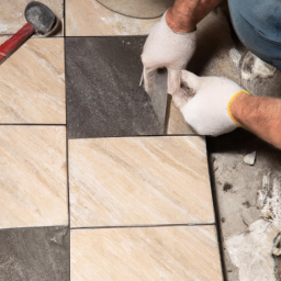 La pose de carreaux mosaïques en marbre par Pro Carreaux : un choix de qualité pour sublimer votre intérieur à Sainte-Rose